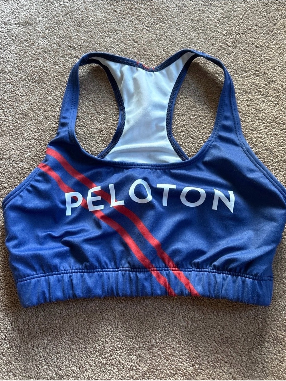 Peloton Popactive sports bra retro vintage size medium EUC